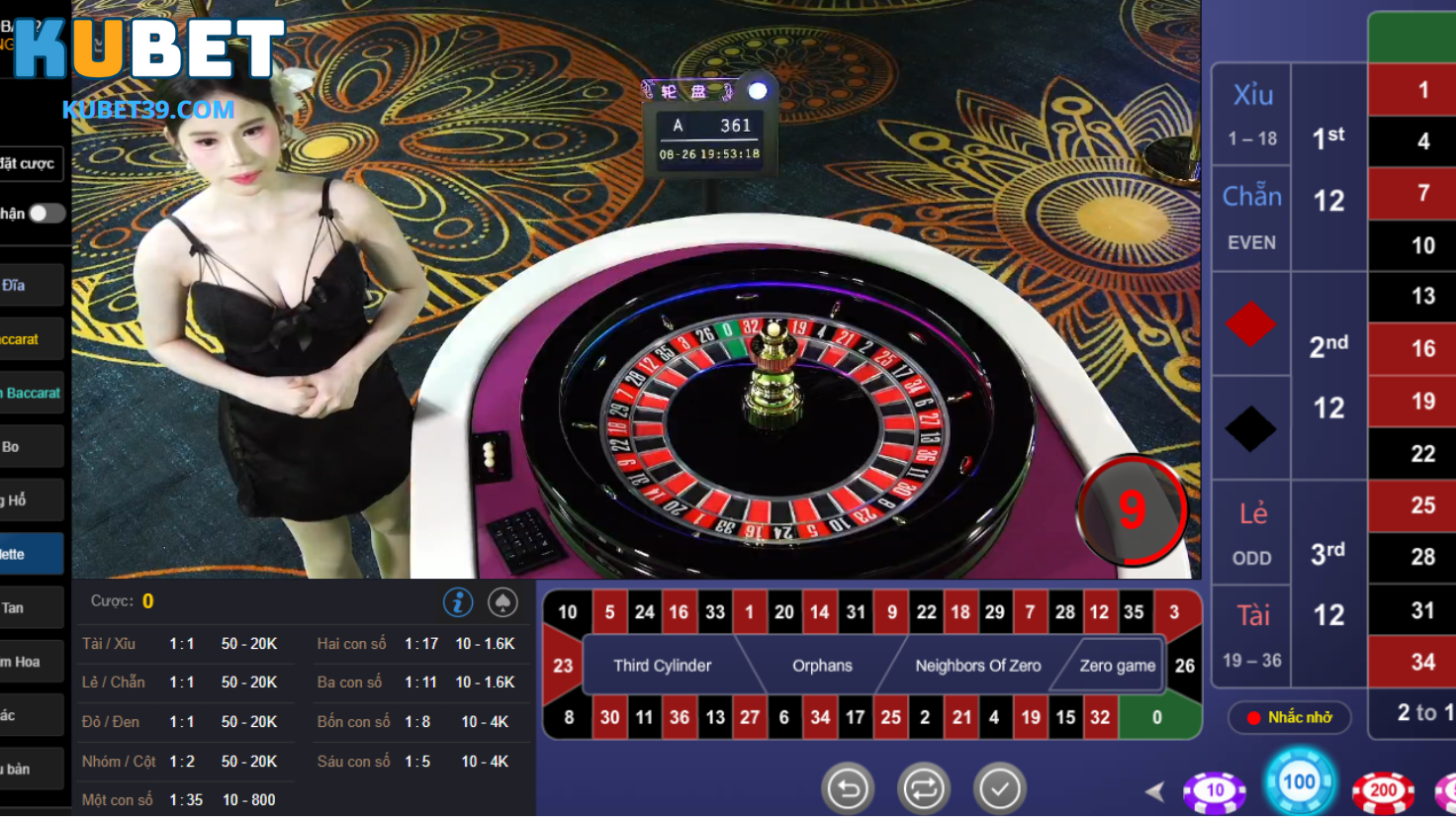 Roulette KUBET - Luật Chơi, Thuật Ngữ Và Mẹo Chơi Hiệu Quả 1 Giới thiệu chung về Roulette KUBET